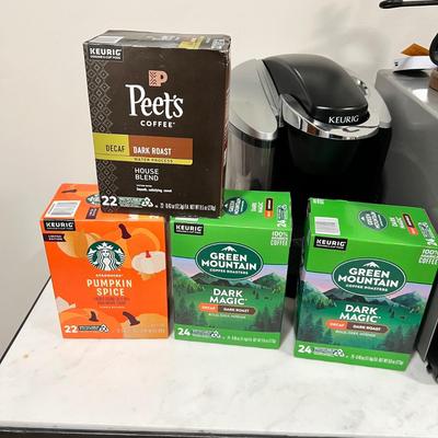 Keurig Coffee Maker Plus Pods, Accessories & Stanley Thermos (BLR-RG)
