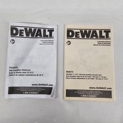 DeWalt Cordless 12" Chainsaw, 7 1/4" Circular Saw & More (DG-JS
