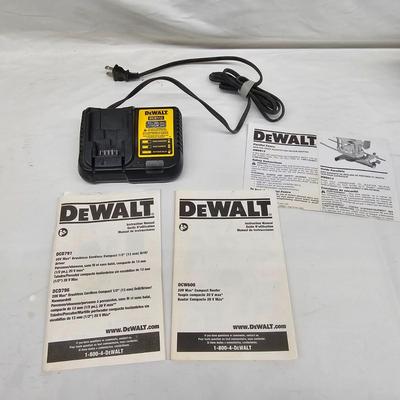 Selection of DeWalt Cordless Tools-Vacuum, Drill & Router (DG-JS)