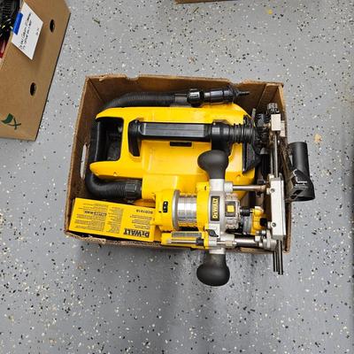 Selection of DeWalt Cordless Tools-Vacuum, Drill & Router (DG-JS)