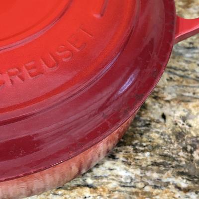 Red Le Creuset Dutch Oven (K-SF)