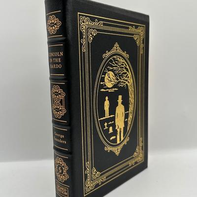 Easton Press Lincoln in the Bardo by George Saunders — Signed Leather Collector’s Edition with COA