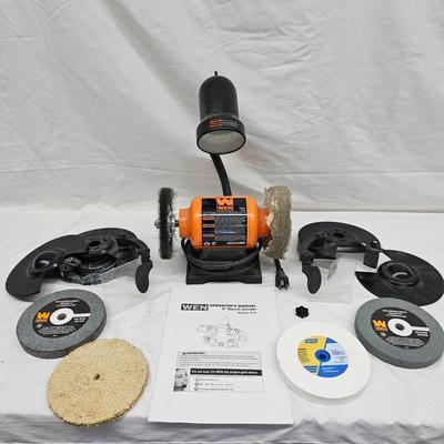 Wen 6" Bench Grinder & Accessories (DG-JS)