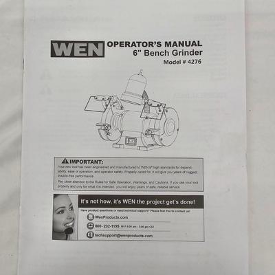 Wen 6" Bench Grinder & Accessories (DG-JS)