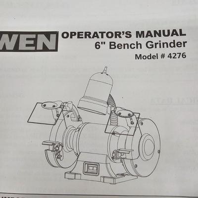 Wen 6" Bench Grinder & Accessories (DG-JS)