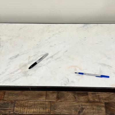 Modern Marble Top Console Table (BLR-RG)