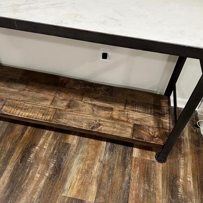 Modern Marble Top Console Table (BLR-RG)