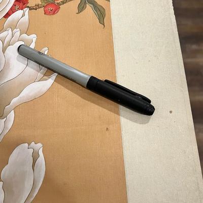 Asian Botanical Scroll Painting (BLR-RG)