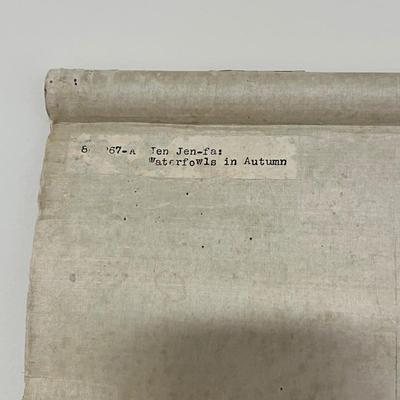 “Waterfowls in Autumn”, Jen-Fa Hanging Scroll (BLR-RG)