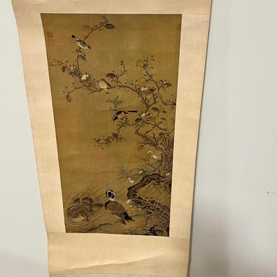 “Waterfowls in Autumn”, Jen-Fa Hanging Scroll (BLR-RG)