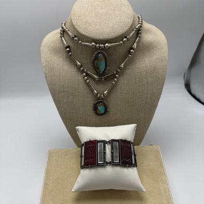 Petite Choker & Mirrored Bracelet (ST-SS)