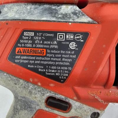 Assortment of Black & Decker Drills & Accessories (DG-JS)