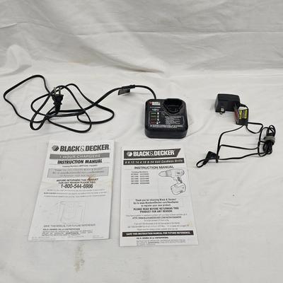 Assortment of Black & Decker Drills & Accessories (DG-JS)