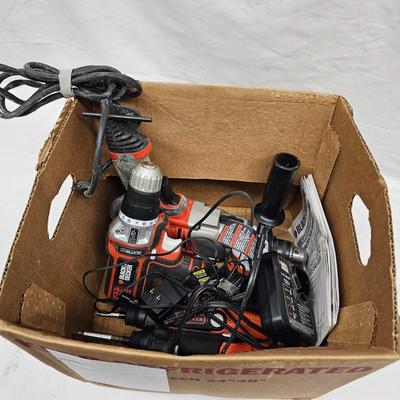 Assortment of Black & Decker Drills & Accessories (DG-JS)