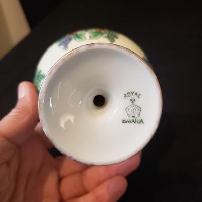 Hand Painted-Limoges Punch Bowl, Cups and Tray (DR-KD)