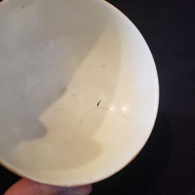 Hand Painted-Limoges Punch Bowl, Cups and Tray (DR-KD)