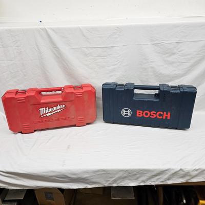 Milwaukee Reciprocating Saw & Bosch Hammer Drill w/Cases (DG-JS)