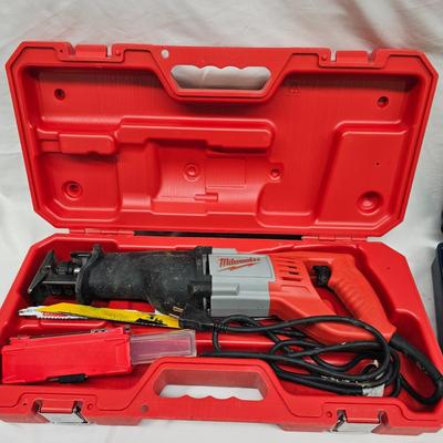 Milwaukee Reciprocating Saw & Bosch Hammer Drill w/Cases (DG-JS)