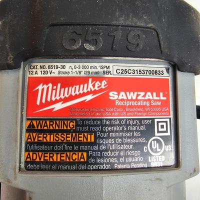 Milwaukee Reciprocating Saw & Bosch Hammer Drill w/Cases (DG-JS)