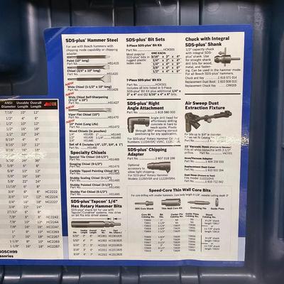 Milwaukee Reciprocating Saw & Bosch Hammer Drill w/Cases (DG-JS)
