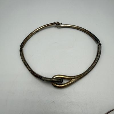 Silver and Copper Unique Chokers (ST-SS)