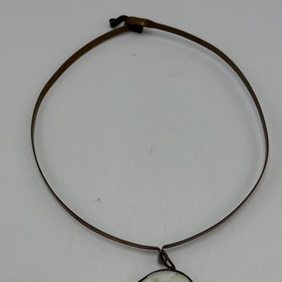 Silver and Copper Unique Chokers (ST-SS)