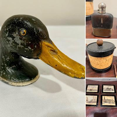Rubal Cast Iron Mallard & Other Unique Bottle Openers Plus More Vintage Barware (BLR-RG)