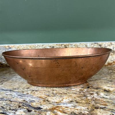 Set of Two Copper Mixing Bowls (K-SF)