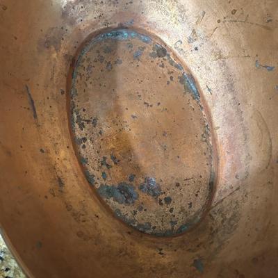 Set of Two Copper Mixing Bowls (K-SF)