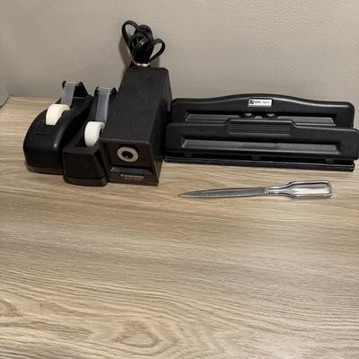 Paneer File Cabinet, Ativa Shredder, Brother Label Maker & Office Supplies (BLR-MG)