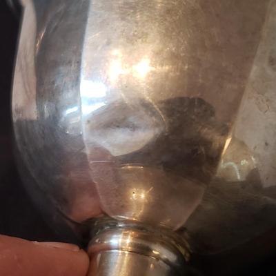 Sterling Candlesticks & Monogrammed Cups (DR-KD)