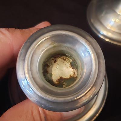 Sterling Candlesticks & Monogrammed Cups (DR-KD)