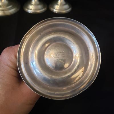 Sterling Candlesticks & Monogrammed Cups (DR-KD)