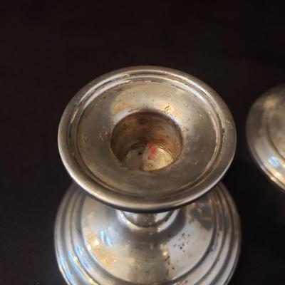 Sterling Candlesticks & Monogrammed Cups (DR-KD)