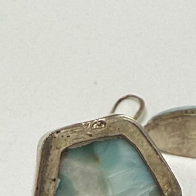 Four sets including Larimar and Sodalite (ST-SS)