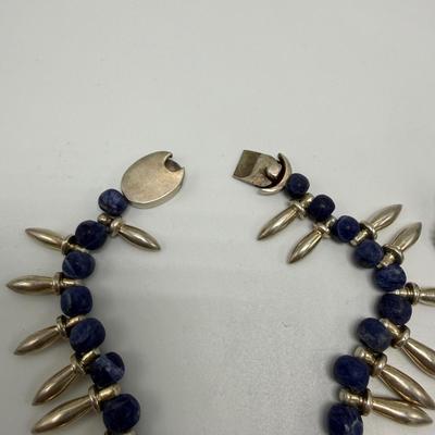 Four sets including Larimar and Sodalite (ST-SS)