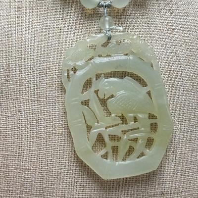 Jade Beads and Cloisonné Necklace (ST-SS)