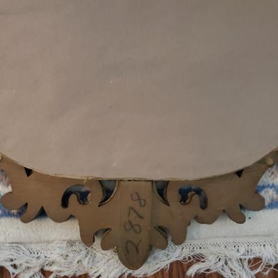 Ornate Gold Mirror & Cut Glass Bowl (DR-KD)