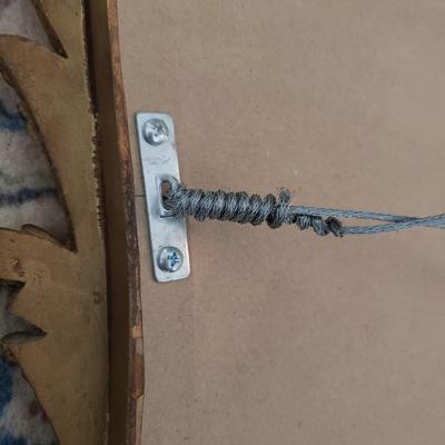 Ornate Gold Mirror & Cut Glass Bowl (DR-KD)