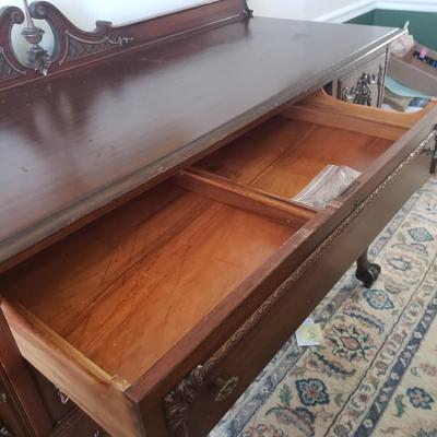 Antique Ornate Buffet (DR-KD)