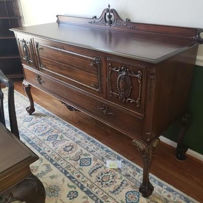 Antique Ornate Buffet (DR-KD)