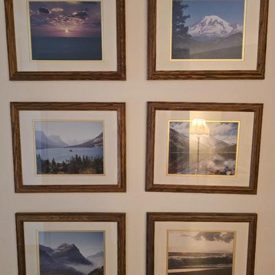 Framed travel pictures
