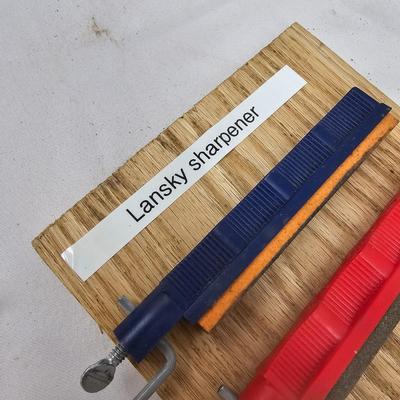 Assortment of Sharpening Stones, Hones & Diamond Plates (DG-JS)