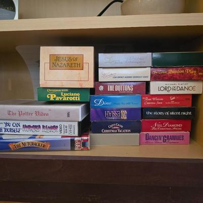 Vhs tapes- mixed set