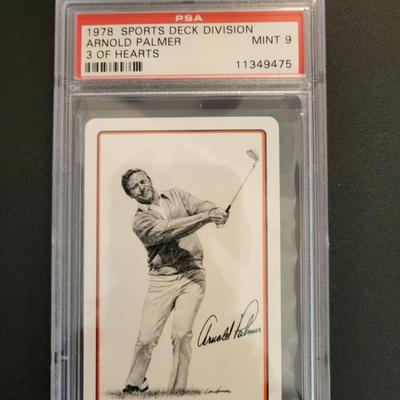 Sale Photo Thumbnail #46: 1978 Sports Deck Division PSA Grade Mint 9 3 of Hearts