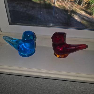 Glass bird of happiness