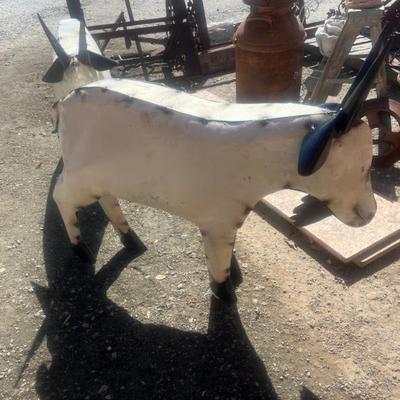 Sale Photo Thumbnail #40: Metal Yard Art Goat