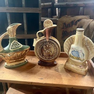 Sale Photo Thumbnail #60: Vintage Decorative Whiskey Bottles