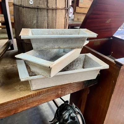 Sale Photo Thumbnail #133: Vintage Zinc Troughs