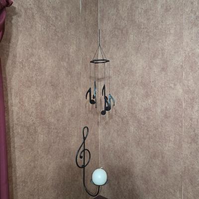 Wind chime and candle sconce